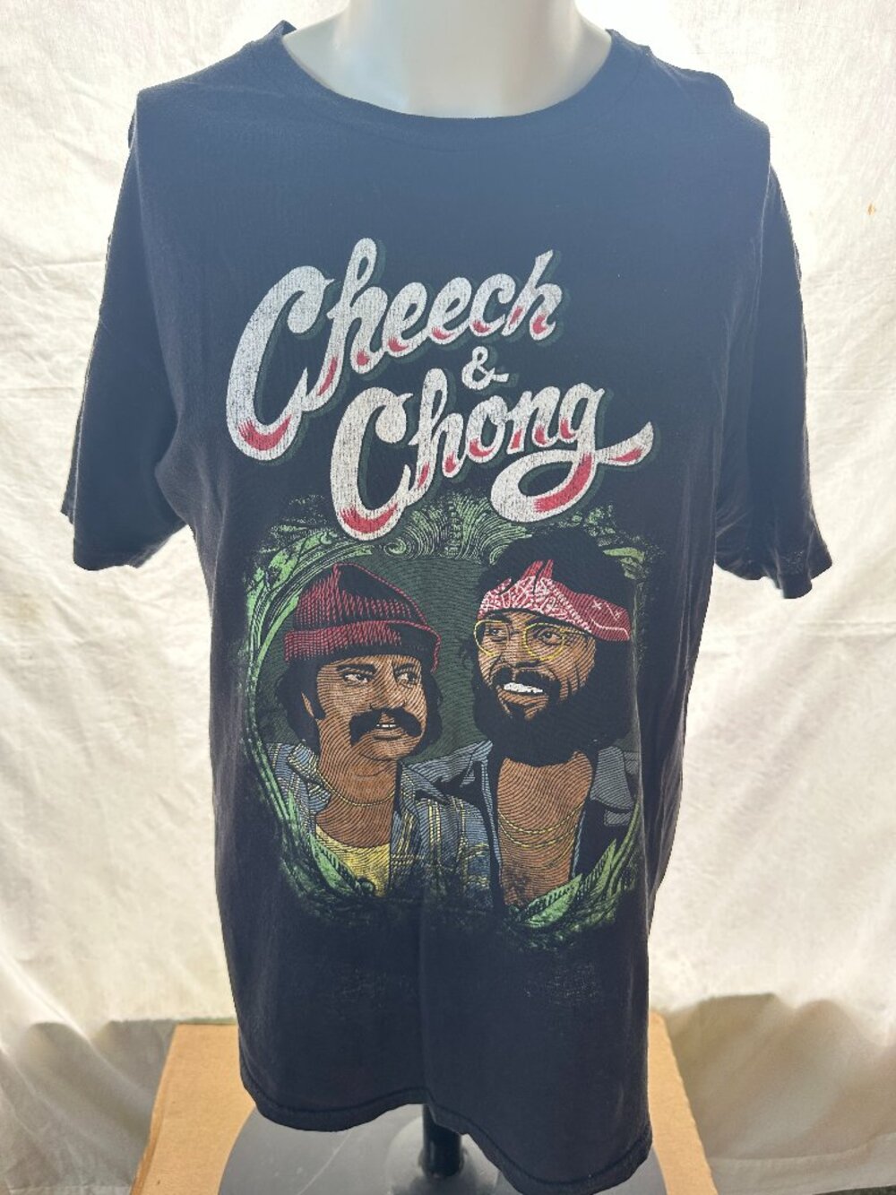 Cheech & Chong Men's Black T Shirt Size Large